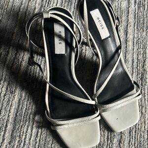 Reiss Women's White Strappy Sandals